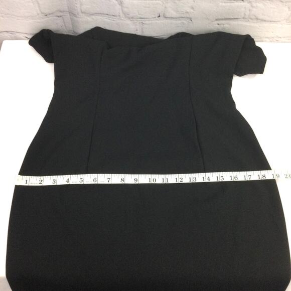 Scott McClintock Women's Black Boatneck Open Back Rhinestone Sleeveless Dress 10 - Picture 10 of 10